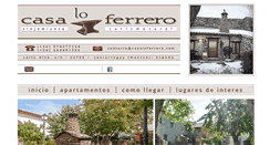 Desktop Screenshot of casaloferrero.com